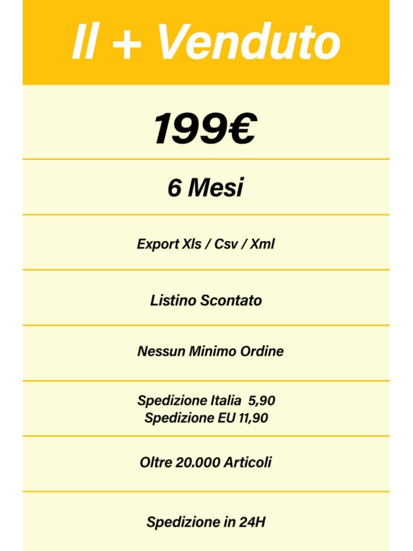 SERVIZIO DROP SHIPPING 6 MESI