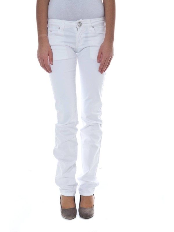 PHARD PANTALONE DONNA BIANCO