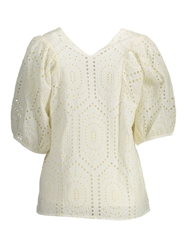 GANT T-SHIRT MANICHE CORTE DONNA BIANCO