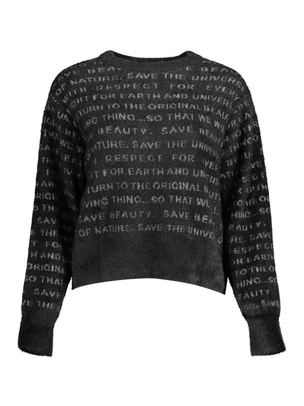 DESIGUAL MAGLIA DONNA NERO