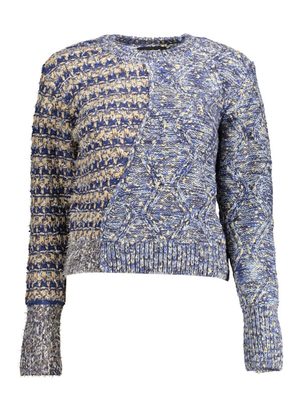 DESIGUAL MAGLIA DONNA BLU