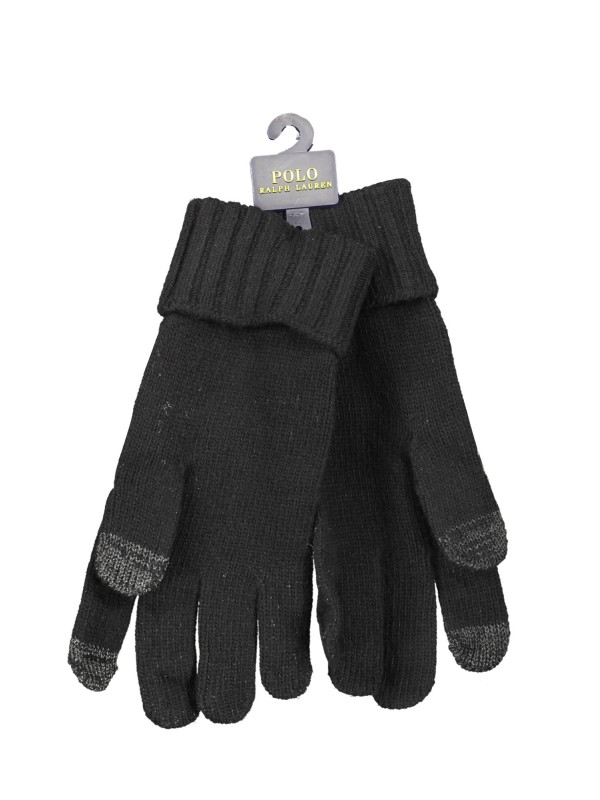 RALPH LAUREN GUANTI UOMO NERO