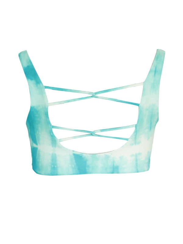 KARL LAGERFELD BEACHWEAR COSTUME PARTE SOPRA DONNA AZZURRO