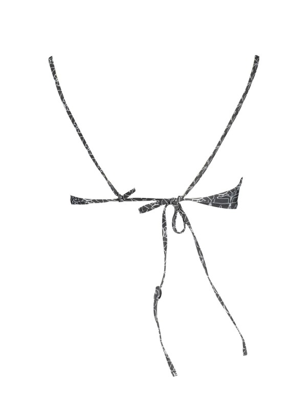 KARL LAGERFELD BEACHWEAR COSTUME PARTE SOPRA DONNA NERO