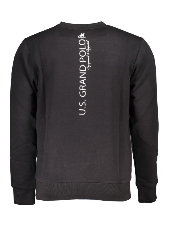 U.S. GRAND FELPA SENZA ZIP UOMO NERO