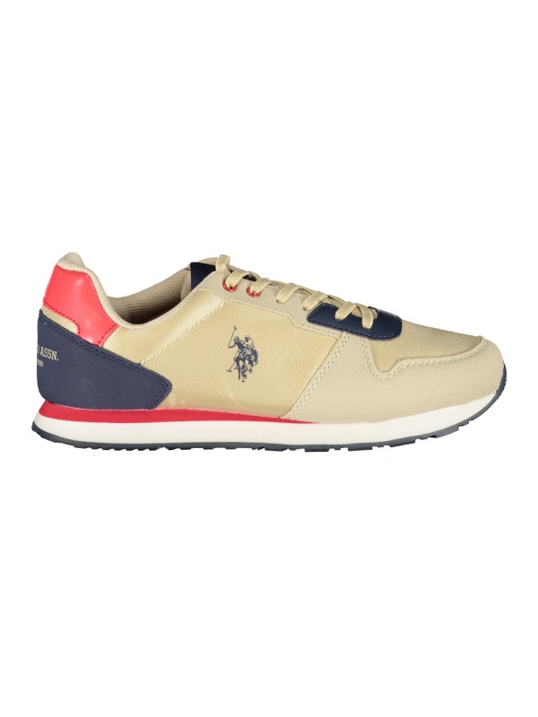 U.S. POLO ASSN. CALZATURA SPORTIVA BAMBINO BEIGE