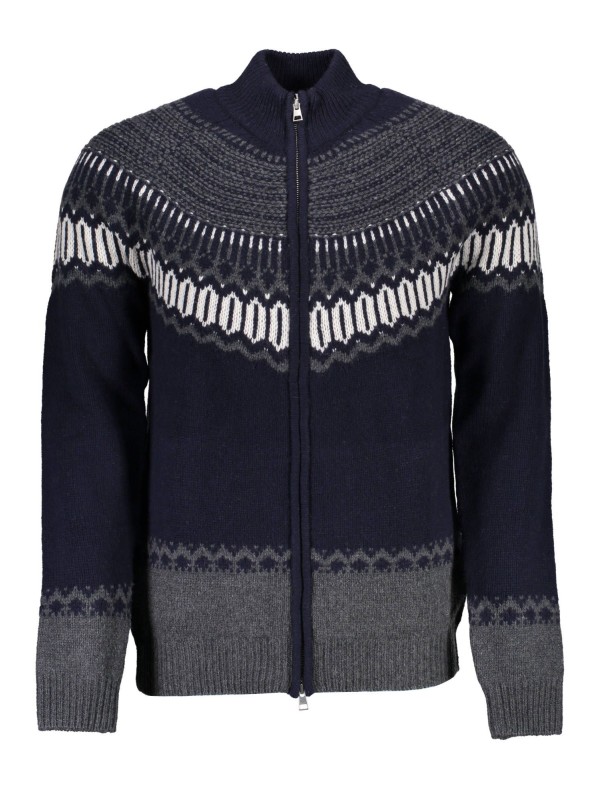 GANT CARDIGAN UOMO BLU
