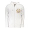 CAVALLI CLASS FELPA CON ZIP UOMO BIANCO