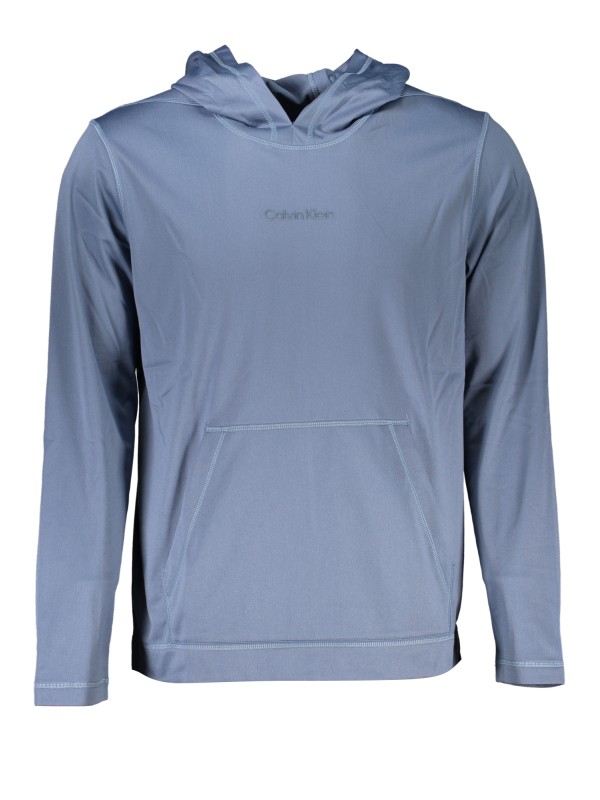 CALVIN KLEIN FELPA SENZA ZIP UOMO BLU