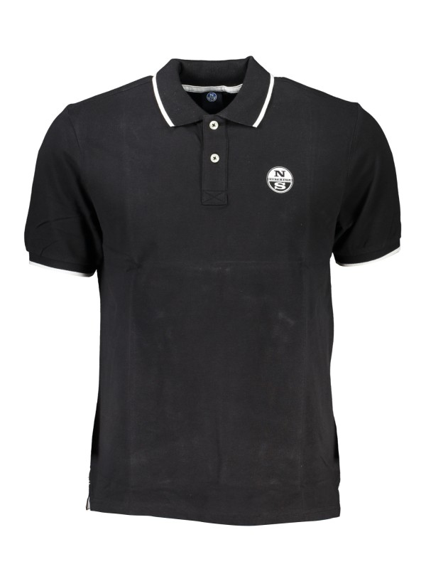 NORTH SAILS POLO MANICHE CORTE UOMO NERO