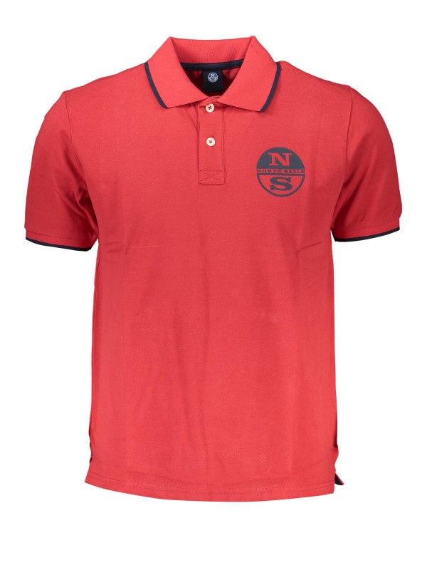 NORTH SAILS POLO MANICHE CORTE UOMO ROSSO
