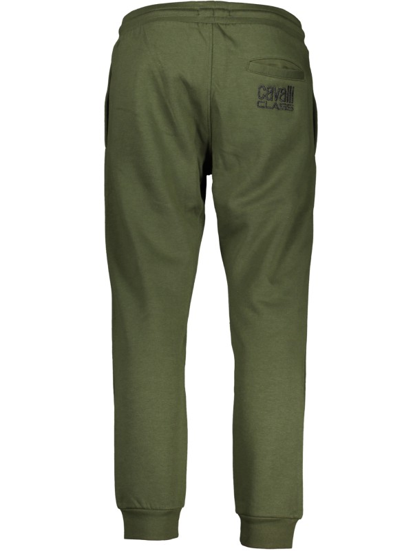 CAVALLI CLASS PANTALONE UOMO VERDE