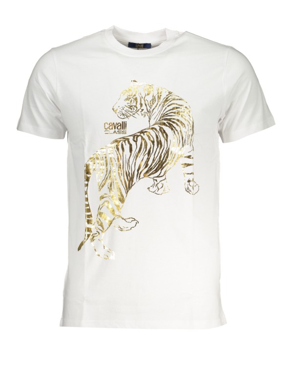 CAVALLI CLASS T-SHIRT MANICHE CORTE UOMO BIANCO