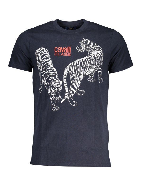 CAVALLI CLASS T-SHIRT MANICHE CORTE UOMO BLU
