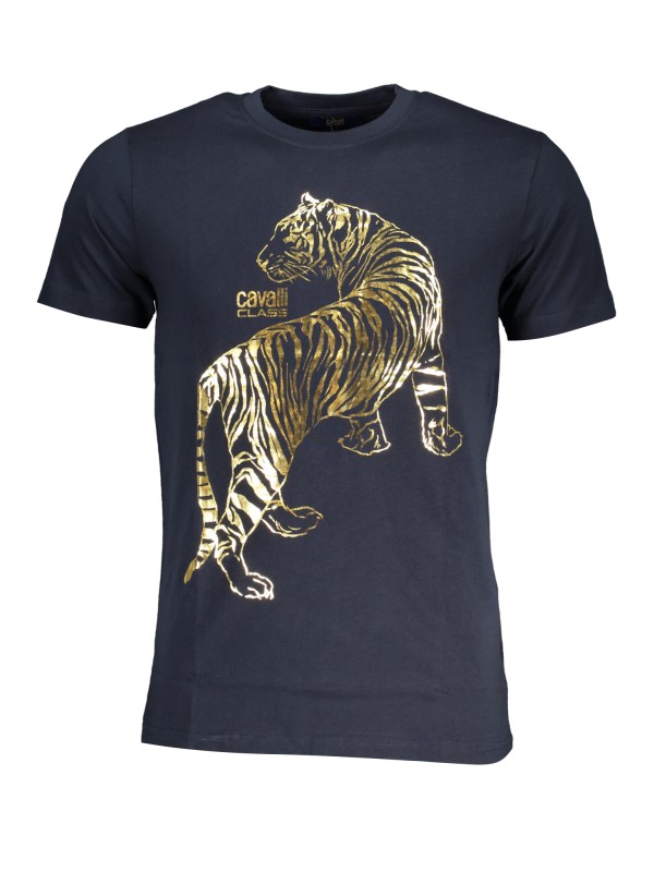 CAVALLI CLASS T-SHIRT MANICHE CORTE UOMO BLU