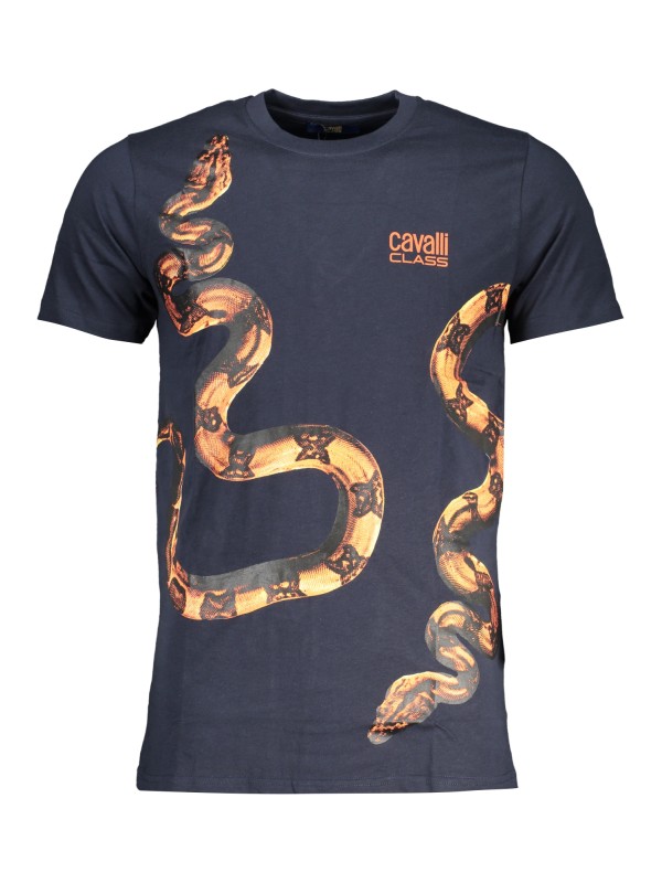 CAVALLI CLASS T-SHIRT MANICHE CORTE UOMO BLU