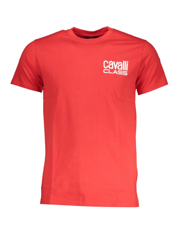 CAVALLI CLASS T-SHIRT MANICHE CORTE UOMO ROSSO