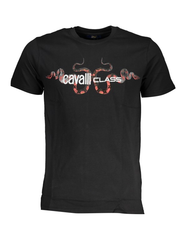 CAVALLI CLASS T-SHIRT MANICHE CORTE UOMO NERO
