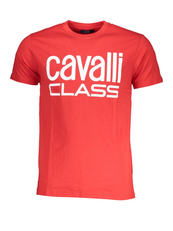 CAVALLI CLASS T-SHIRT MANICHE CORTE UOMO ROSSO