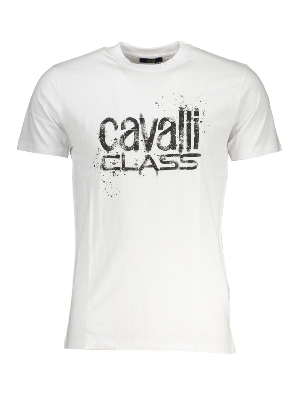 CAVALLI CLASS T-SHIRT MANICHE CORTE UOMO BIANCO