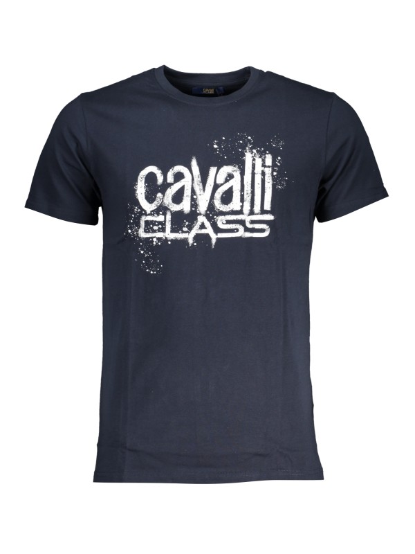 CAVALLI CLASS T-SHIRT MANICHE CORTE UOMO BLU