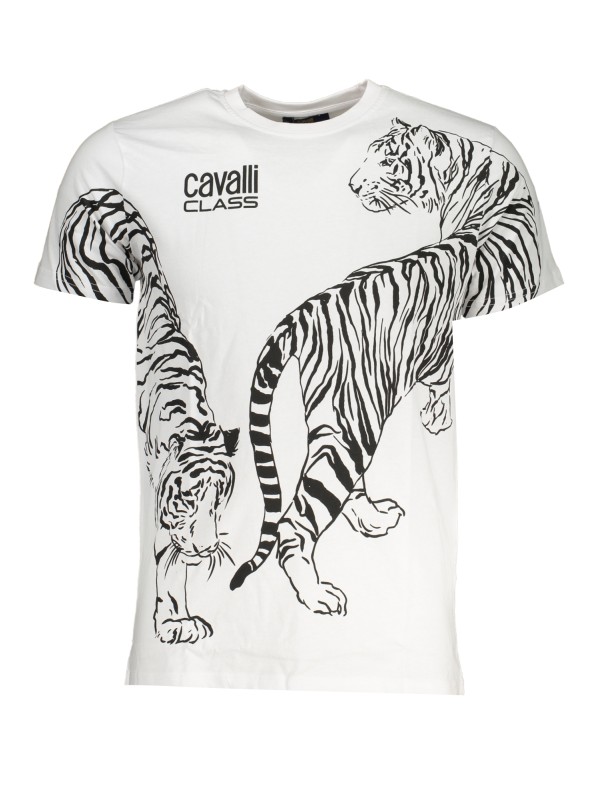 CAVALLI CLASS T-SHIRT MANICHE CORTE UOMO BIANCO