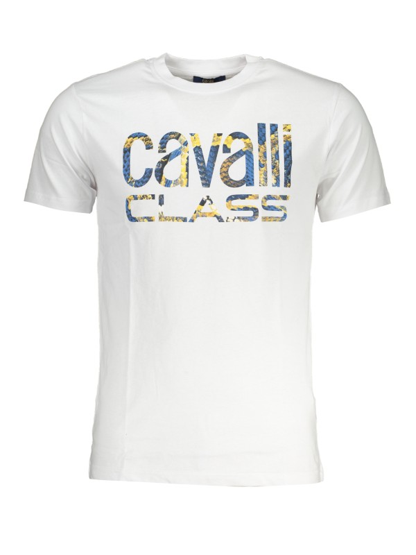 CAVALLI CLASS T-SHIRT MANICHE CORTE UOMO BIANCO