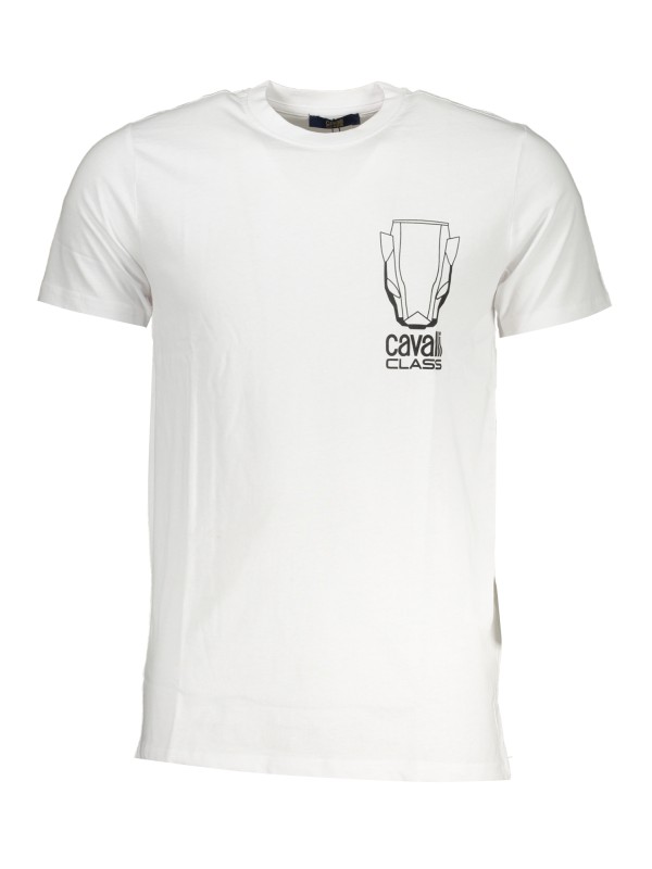 CAVALLI CLASS T-SHIRT MANICHE CORTE UOMO BIANCO
