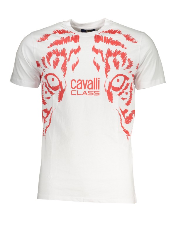 CAVALLI CLASS T-SHIRT MANICHE CORTE UOMO BIANCO