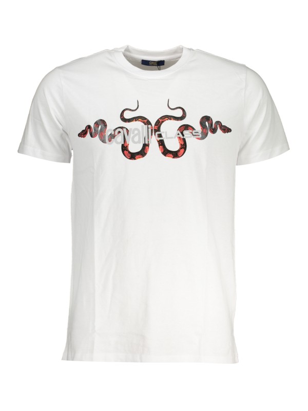 CAVALLI CLASS T-SHIRT MANICHE CORTE UOMO BIANCO