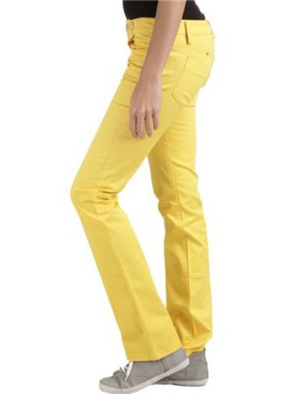 PHARD PANTALONE DONNA GIALLO