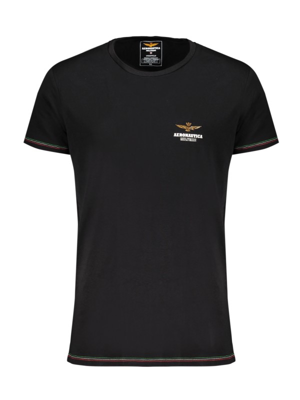 AERONAUTICA MILITARE T-SHIRT ESTERNABILE UOMO NERO