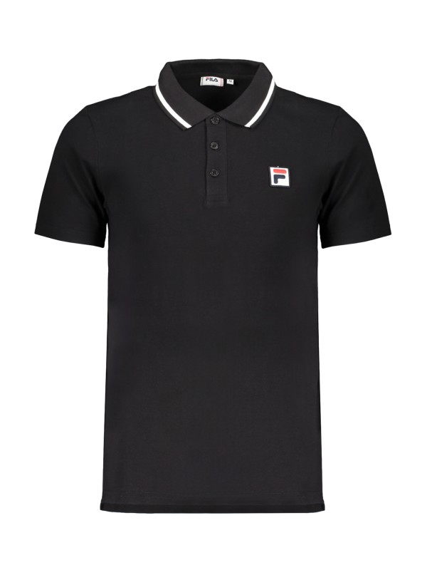 FILA POLO MANICHE CORTE UOMO NERO