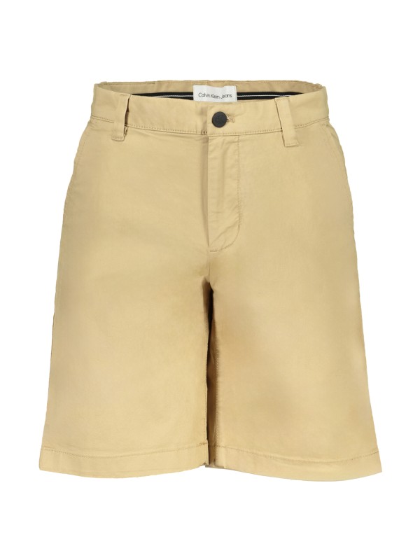 CALVIN KLEIN PANTALONE BERMUDA UOMO BEIGE