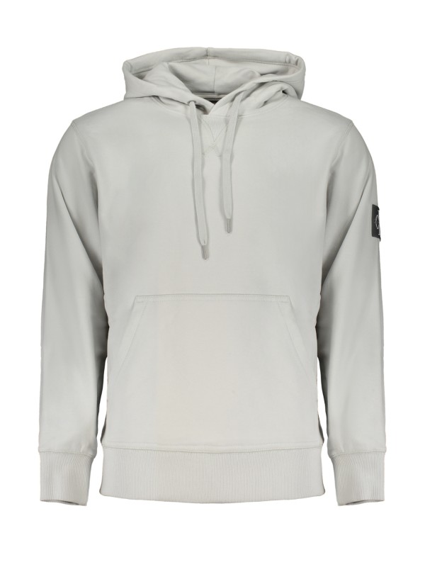 CALVIN KLEIN FELPA SENZA ZIP UOMO GRIGIO