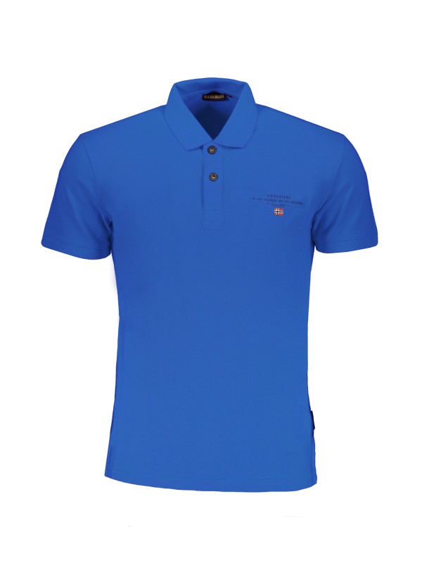 NAPAPIJRI POLO MANICHE CORTE UOMO BLU