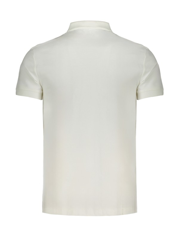 CALVIN KLEIN POLO MANICHE CORTE UOMO BIANCO