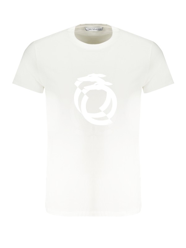 TRUSSARDI T-SHIRT MANICHE CORTE UOMO BIANCO