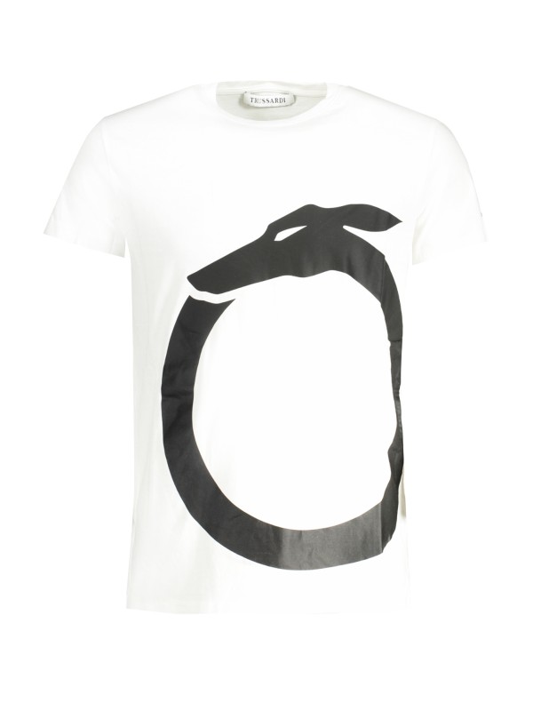 TRUSSARDI T-SHIRT MANICHE CORTE UOMO BIANCO