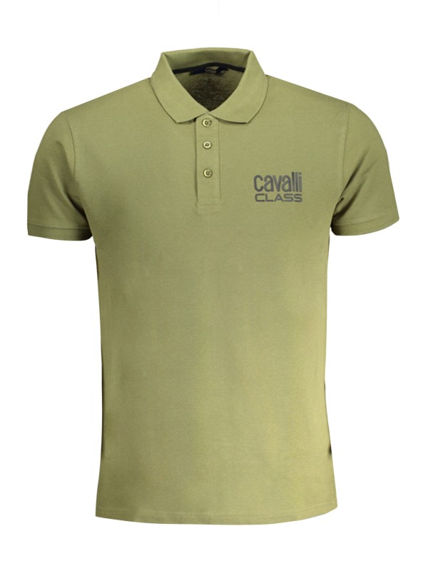 CAVALLI CLASS POLO MANICHE CORTE UOMO VERDE