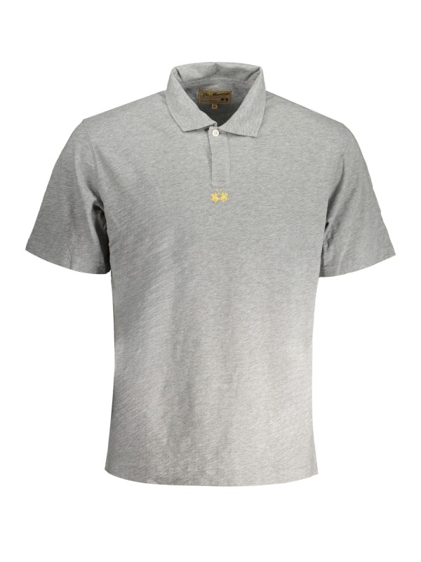 LA MARTINA POLO MANICHE CORTE UOMO GRIGIO