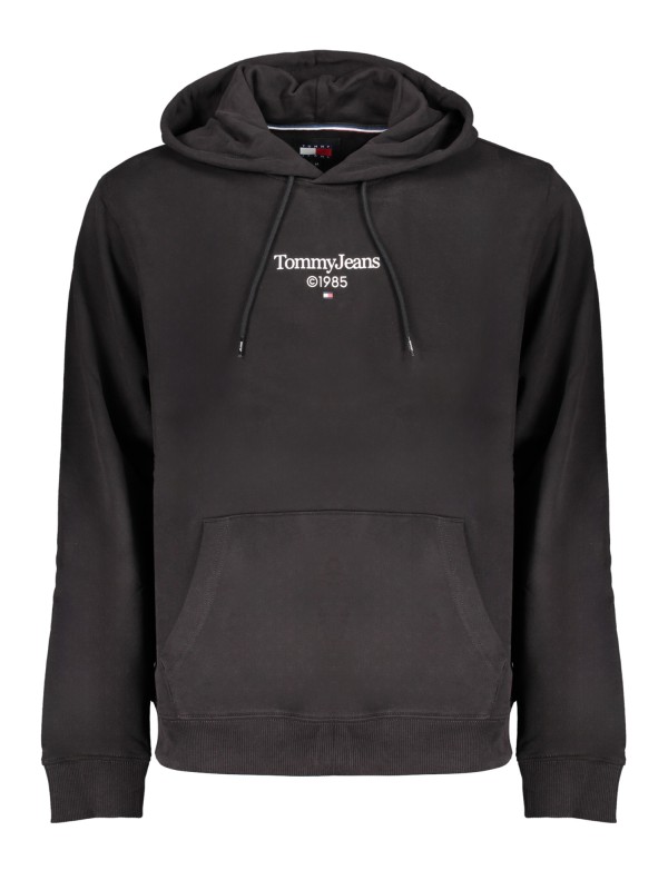 TOMMY HILFIGER FELPA SENZA ZIP UOMO NERO