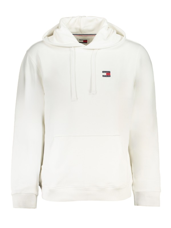 TOMMY HILFIGER FELPA SENZA ZIP UOMO BIANCO