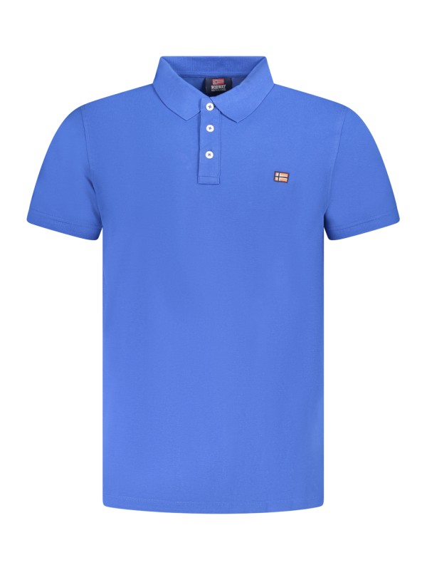 NORWAY 1963 POLO MANICHE CORTE UOMO BLU