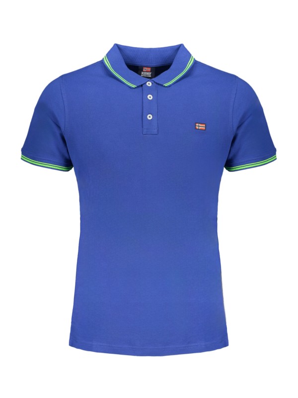 NORWAY 1963 POLO MANICHE CORTE UOMO BLU