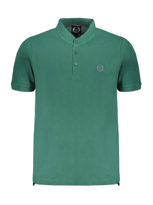 GIAN MARCO VENTURI POLO MANICHE CORTE UOMO VERDE