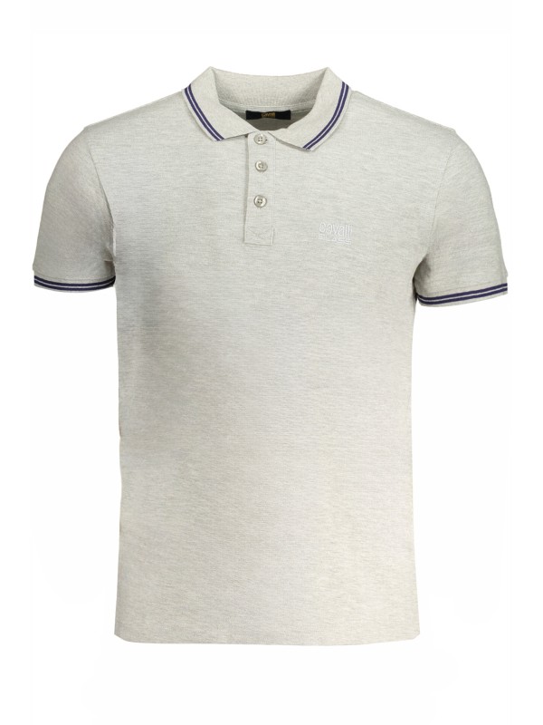 CAVALLI CLASS POLO MANICHE CORTE UOMO GRIGIO