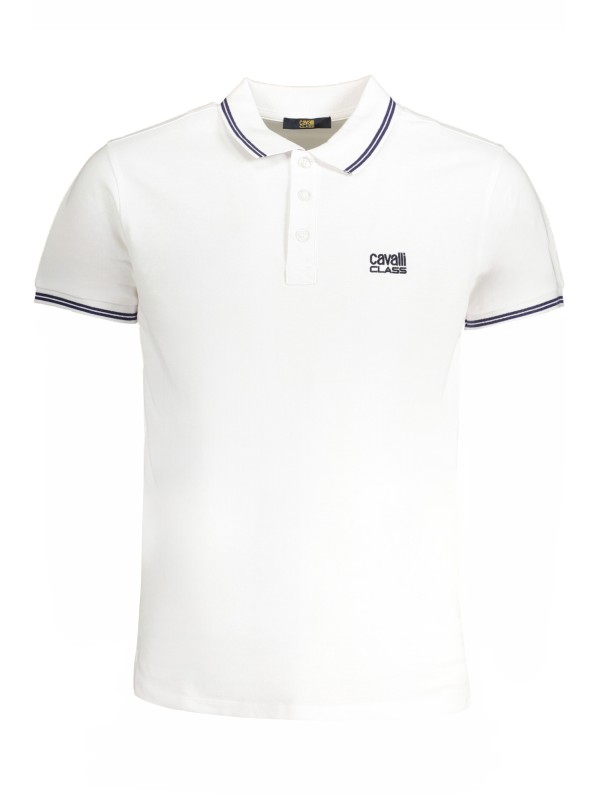 CAVALLI CLASS POLO MANICHE CORTE UOMO BIANCO
