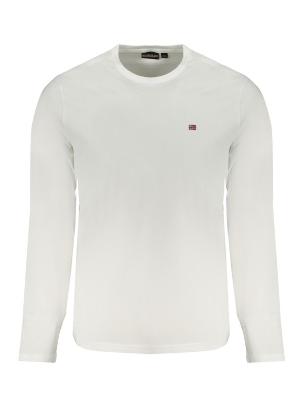 NAPAPIJRI T-SHIRT MANICHE LUNGHE UOMO BIANCO