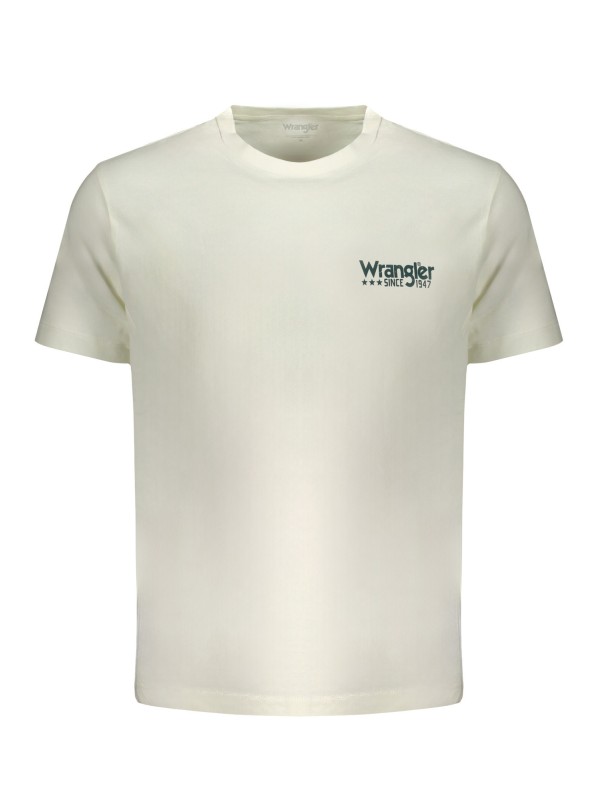 WRANGLER T-SHIRT MANICHE CORTE UOMO BIANCO